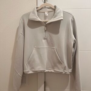 Brushed Softstreme Half Zip | Bone | Size 6